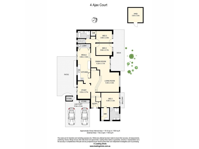4 Ajax Court, Eatons Hill QLD 4037 Floorplan