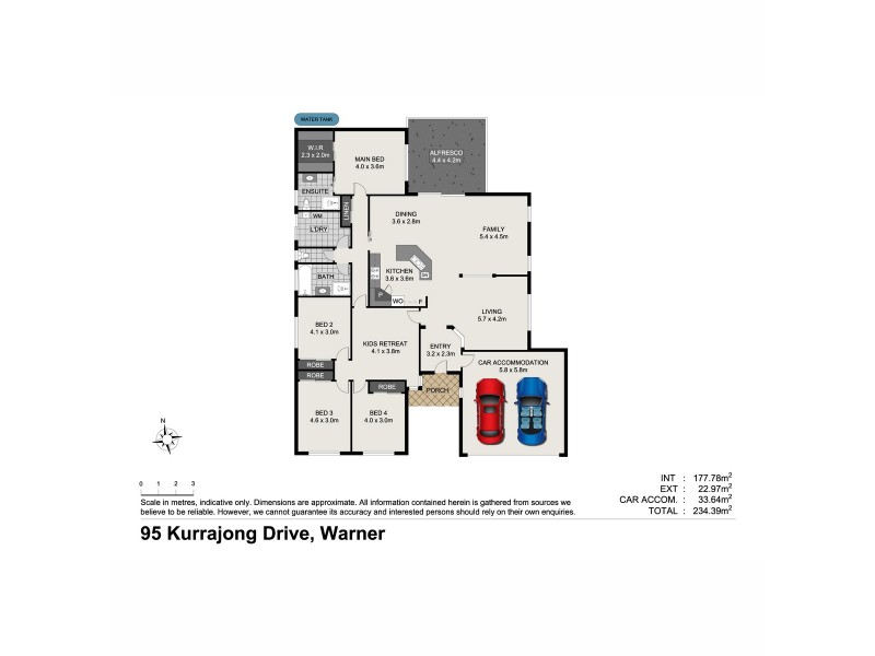 95 Kurrajong Drive, Warner QLD 4500 Floorplan