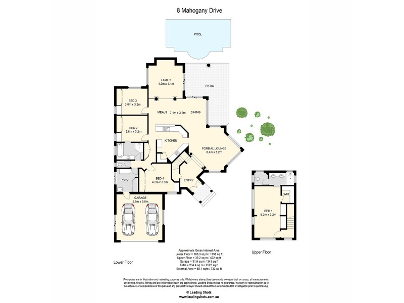8 Mahogany Drive, Albany Creek QLD 4035 Floorplan