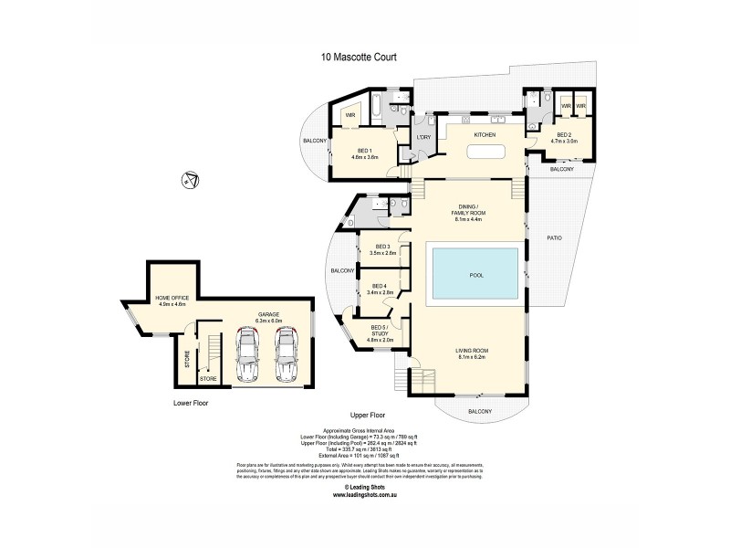 10 Mascotte Court, Eatons Hill QLD 4037 Floorplan