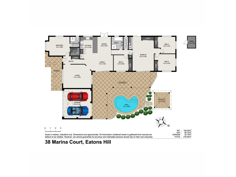 38 Marina Court, Eatons Hill QLD 4037 Floorplan