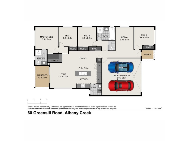60 Greensill Road, Albany Creek QLD 4035 Floorplan