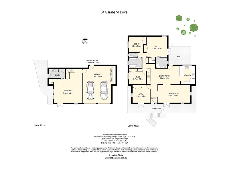 64 Saraband Drive, Eatons Hill QLD 4037 Floorplan