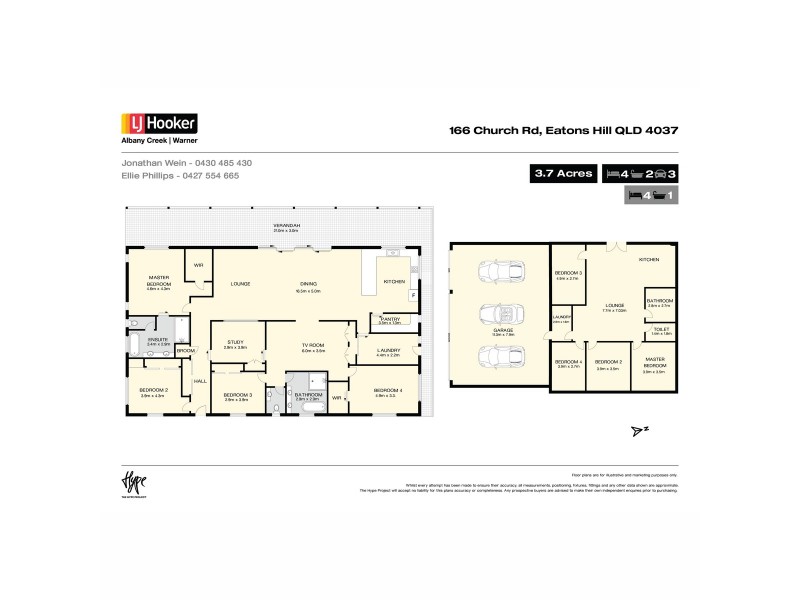 166 Church Road, Eatons Hill QLD 4037 Floorplan