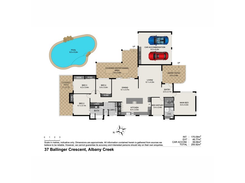 37 Ballinger Crescent, Albany Creek QLD 4035 Floorplan