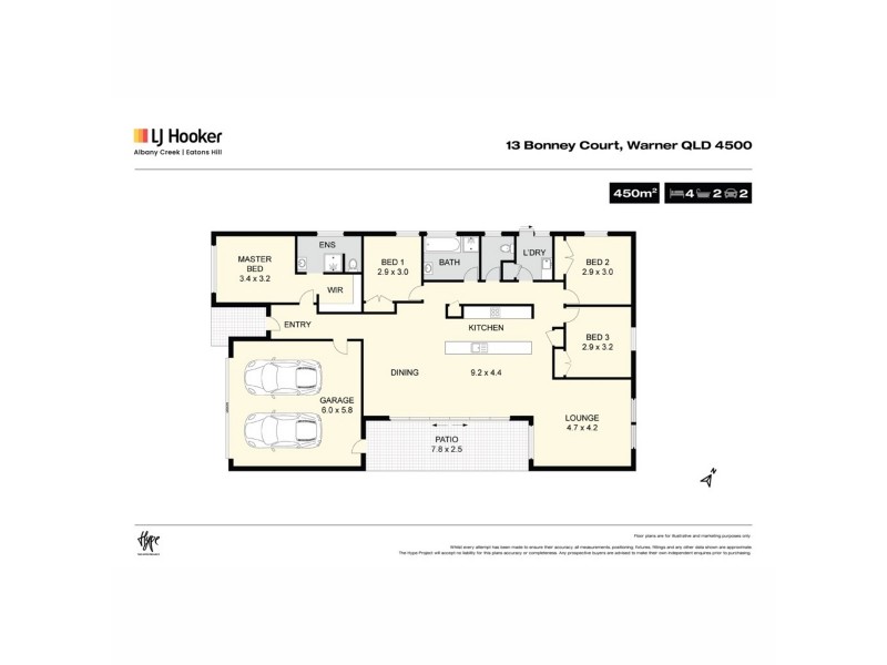13 Bonney Court, Warner QLD 4500 Floorplan