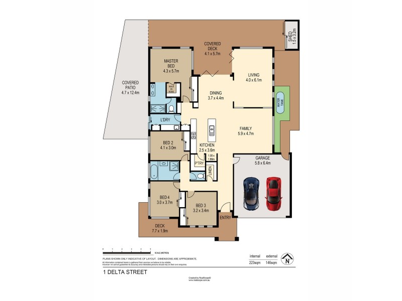 1 Delta Street, Eatons Hill QLD 4037 Floorplan