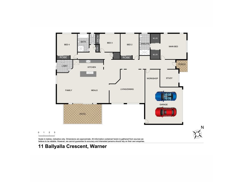 11 Ballyalla Crescent, Warner QLD 4500 Floorplan