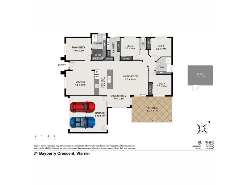 31 Bayberry Crescent, Warner QLD 4500 Floorplan