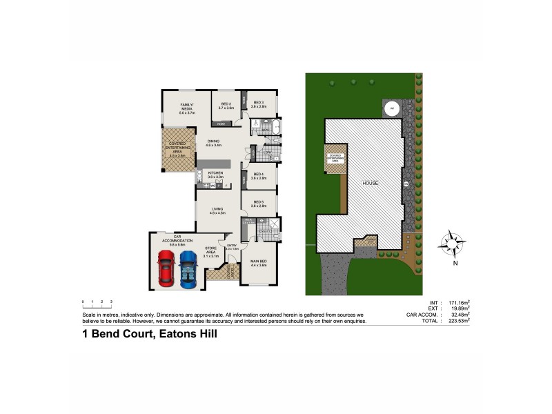 1 Bend Court, Eatons Hill QLD 4037 Floorplan