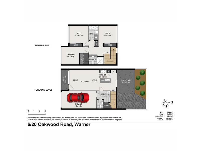 6/20 Oakwood Road, Warner QLD 4500 Floorplan
