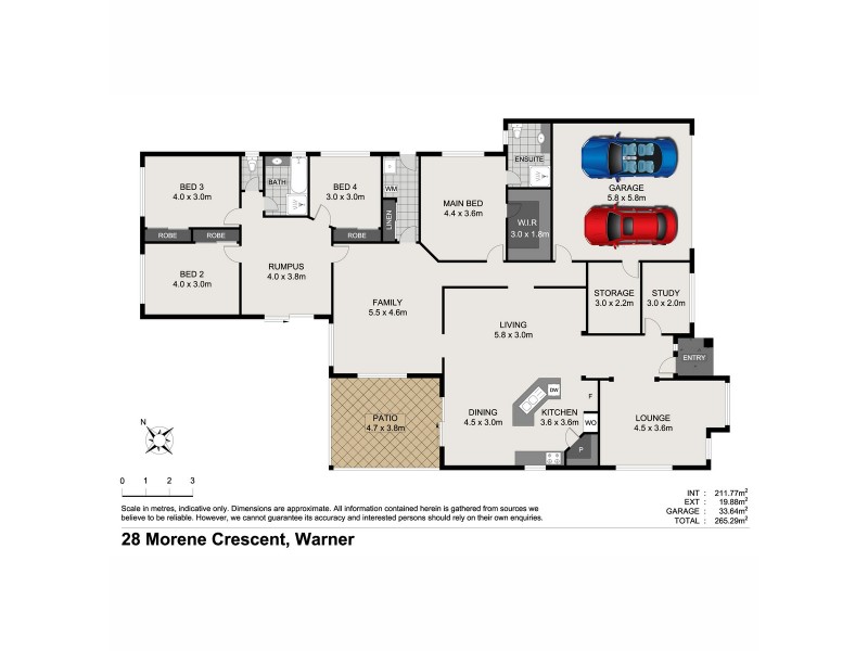 28 Morene Crescent, Warner QLD 4500 Floorplan