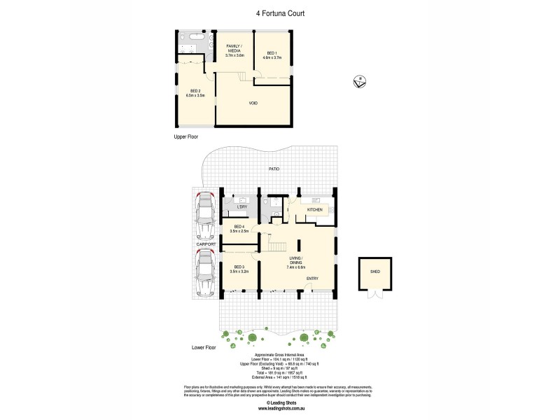 4 Fortuna Court, Eatons Hill QLD 4037 Floorplan