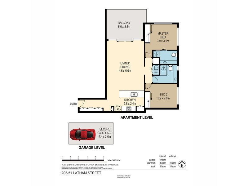 205/45-51 Latham Street, Chermside QLD 4032 Floorplan