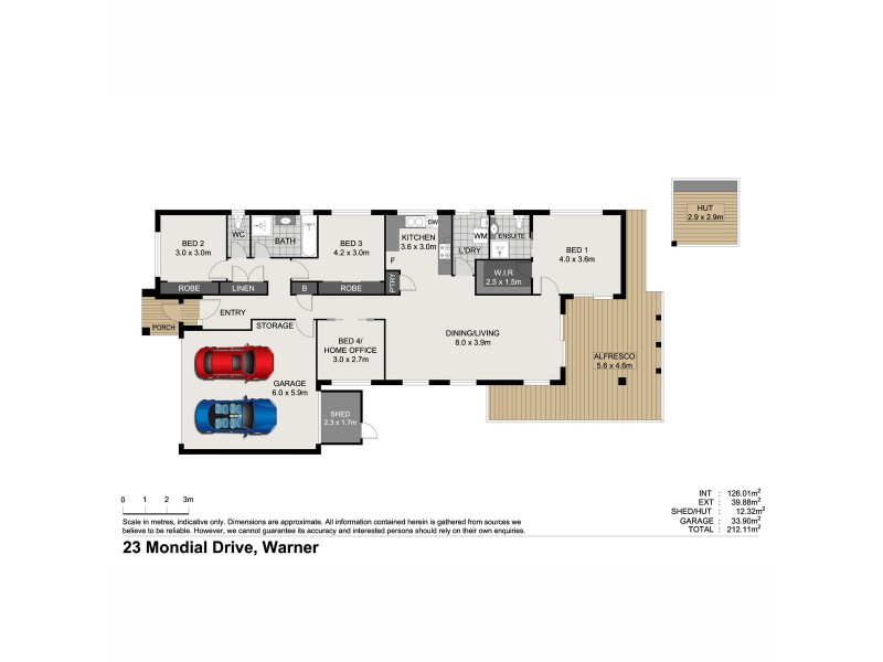 23 Mondial Drive, Warner QLD 4500 Floorplan