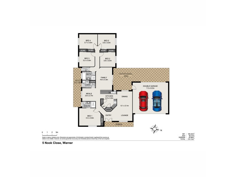 5 Nook Close, Warner QLD 4500 Floorplan
