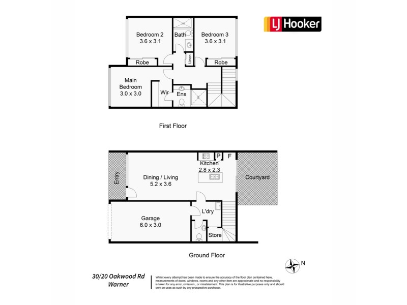 30/20 Oakwood Road, Warner QLD 4500 Floorplan