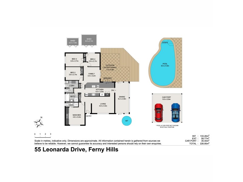 55 Leonarda Drive, Ferny Hills QLD 4055 Floorplan
