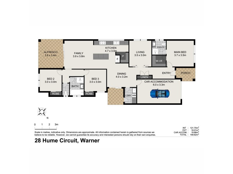 28 Hume Circuit, Warner QLD 4500 Floorplan