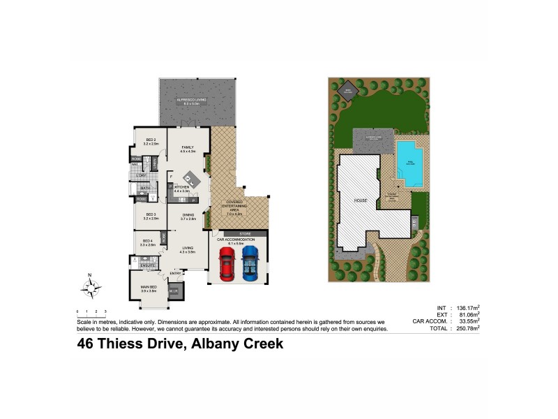 46 Thiess Drive, Albany Creek QLD 4035 Floorplan