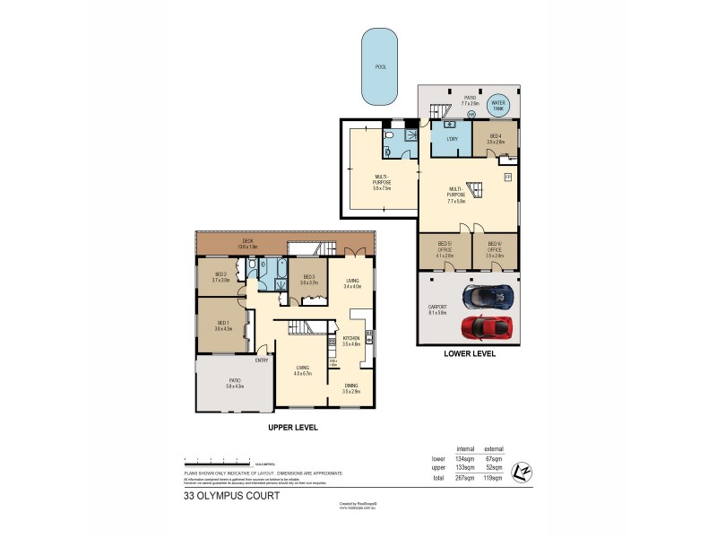33 Olympus Court, Eatons Hill QLD 4037 Floorplan