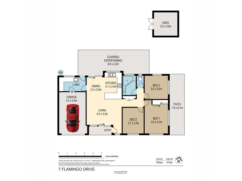 7 Flamingo Drive, Albany Creek QLD 4035 Floorplan