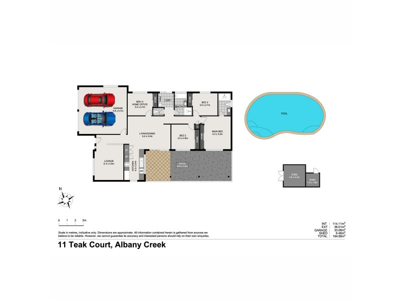 11 Teak Court, Albany Creek QLD 4035 Floorplan