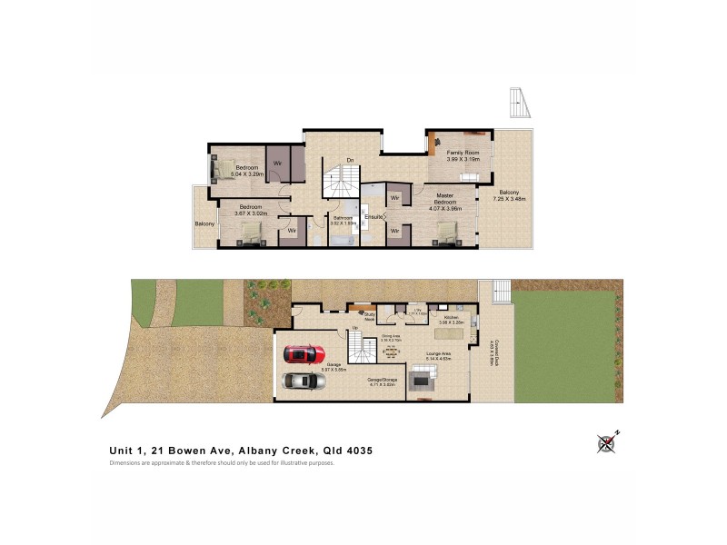 1/21 Bowen Avenue, Albany Creek QLD 4035 Floorplan
