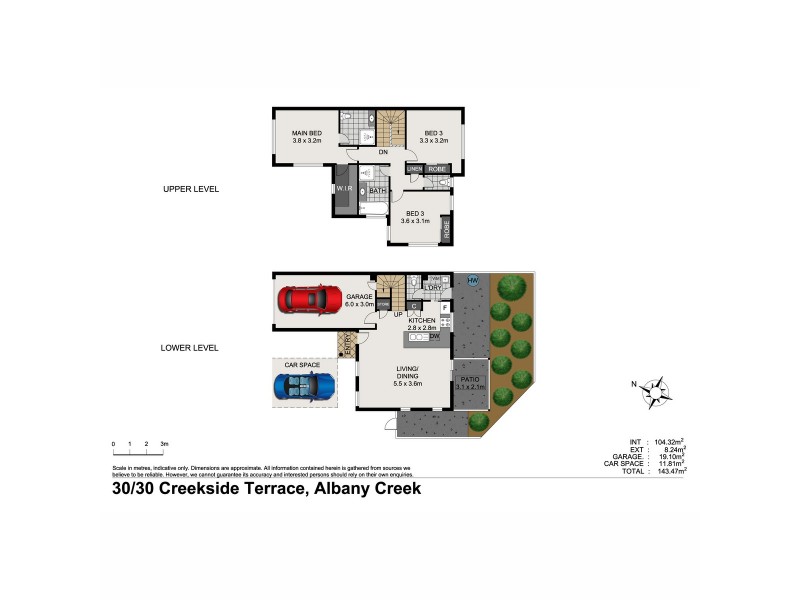 30/30 Creekside Terrace Albany Creek, Albany Creek QLD 4035 Floorplan