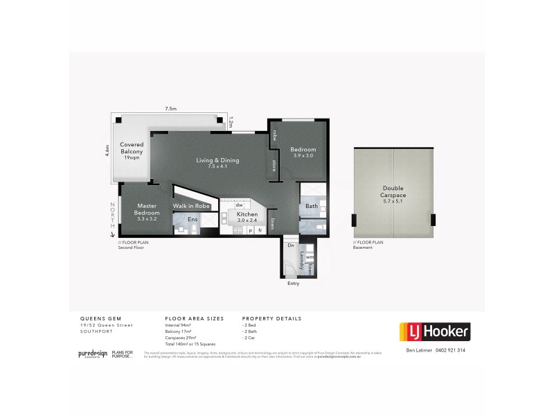 19/52 Queen Street, Southport QLD 4215 Floorplan