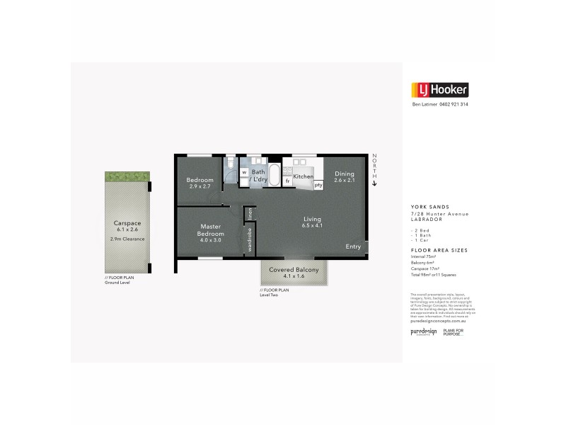 7/28 Hunter Avenue, Labrador QLD 4215 Floorplan