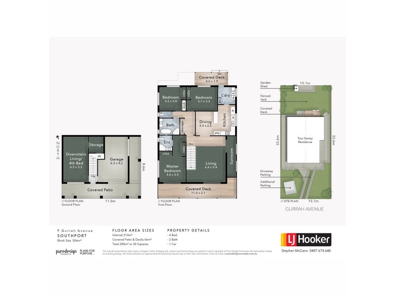 9 Gurrah Avenue, Southport QLD 4215 Floorplan