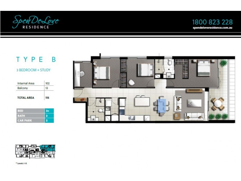 602/26 Spendelove, Southport QLD 4215