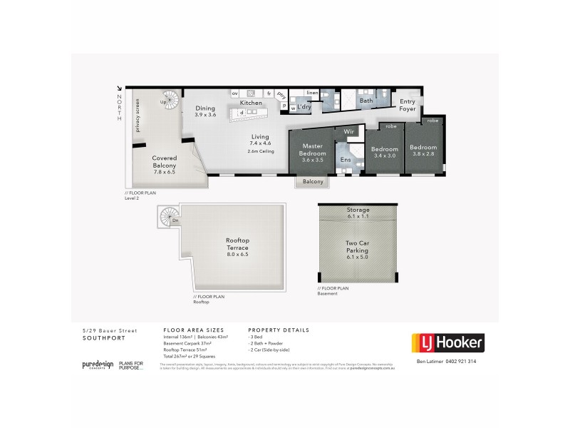 5/29 Bauer Street, Southport QLD 4215 Floorplan