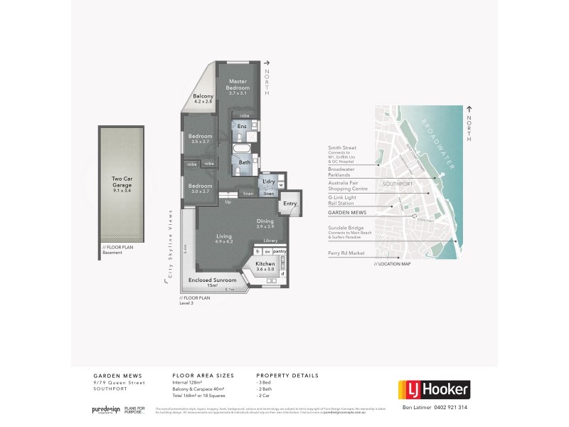 9/79 Queen Street, Southport QLD 4215 Floorplan