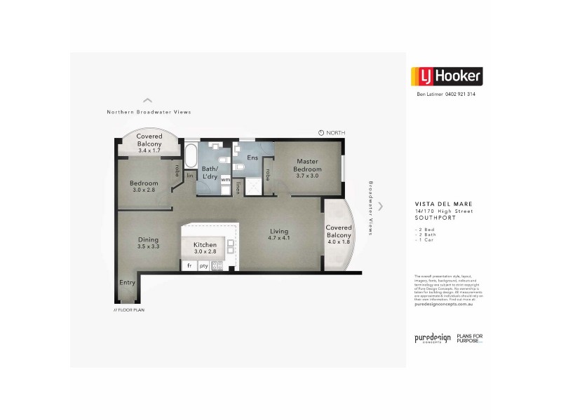 14/170 High Street, Southport QLD 4215 Floorplan