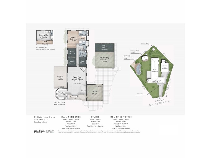 21 Maidstone Place, Parkwood QLD 4214 Floorplan