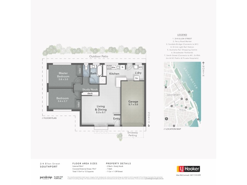 2/4 Ellen Street, Southport QLD 4215 Floorplan
