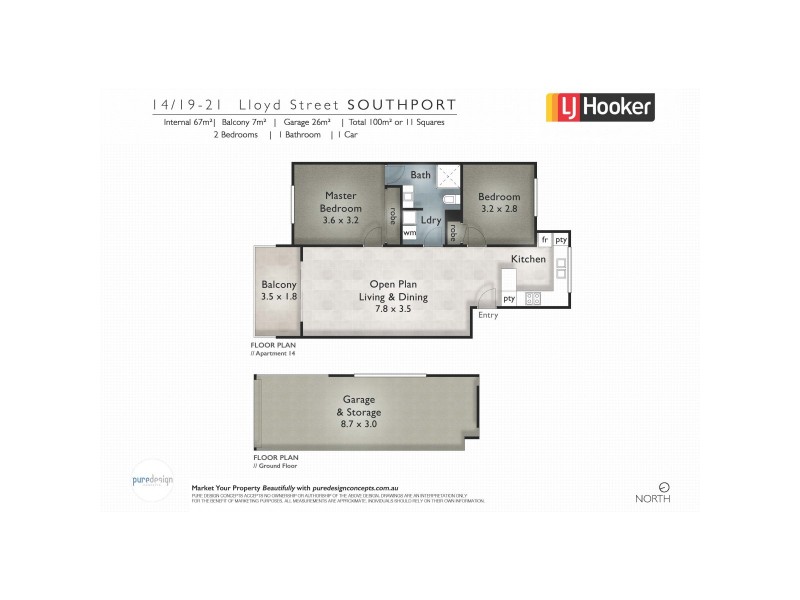 14/19-21 Lloyd Street, Southport QLD 4215 Floorplan