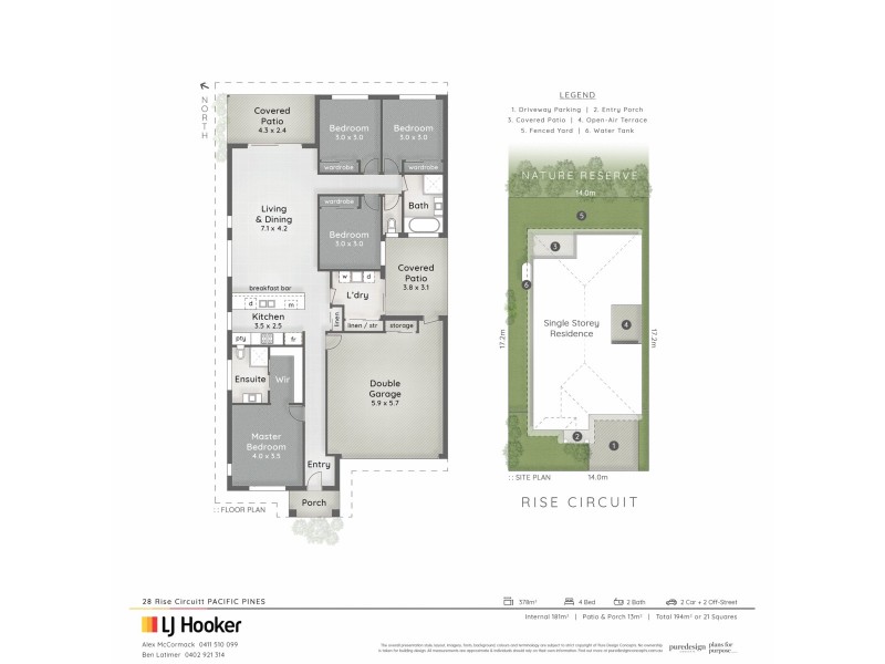 28 Rise Circuit, Pacific Pines QLD 4211 Floorplan