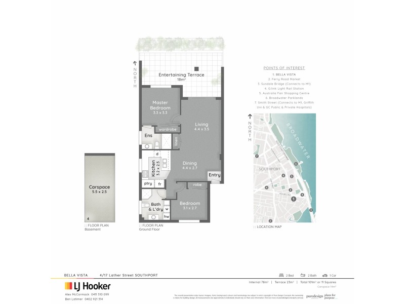 4/17 Lather Street, Southport QLD 4215 Floorplan