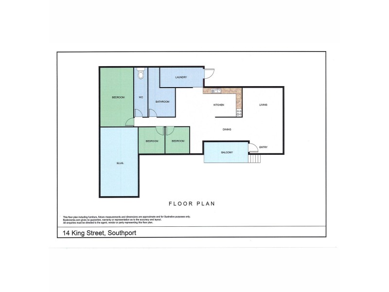 14 King Street, Southport QLD 4215 Floorplan