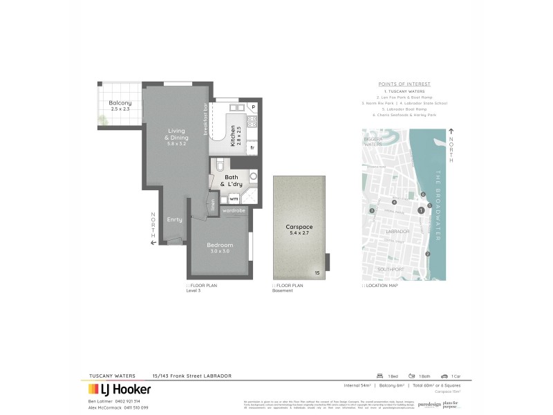 15/143 Frank Street, Labrador QLD 4215 Floorplan