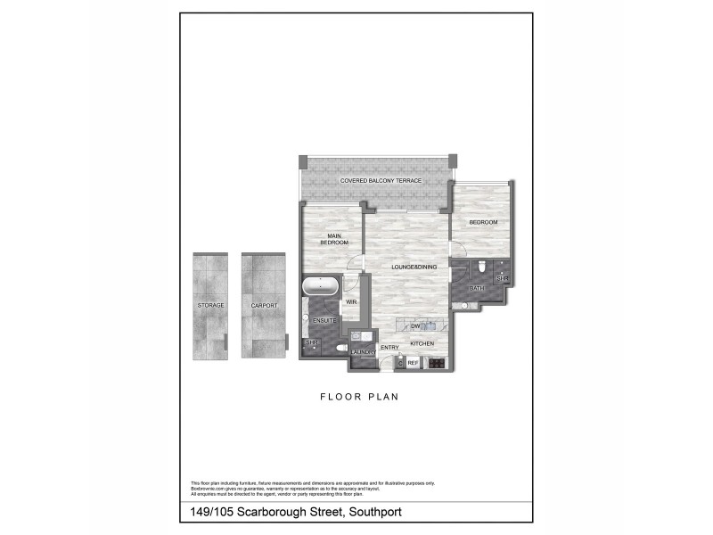 149/105 Scarborough Street, Southport QLD 4215 Floorplan