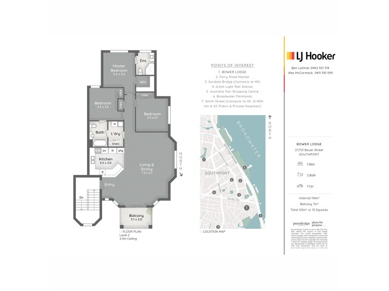 27/53 Bauer Street, Southport QLD 4215 Floorplan