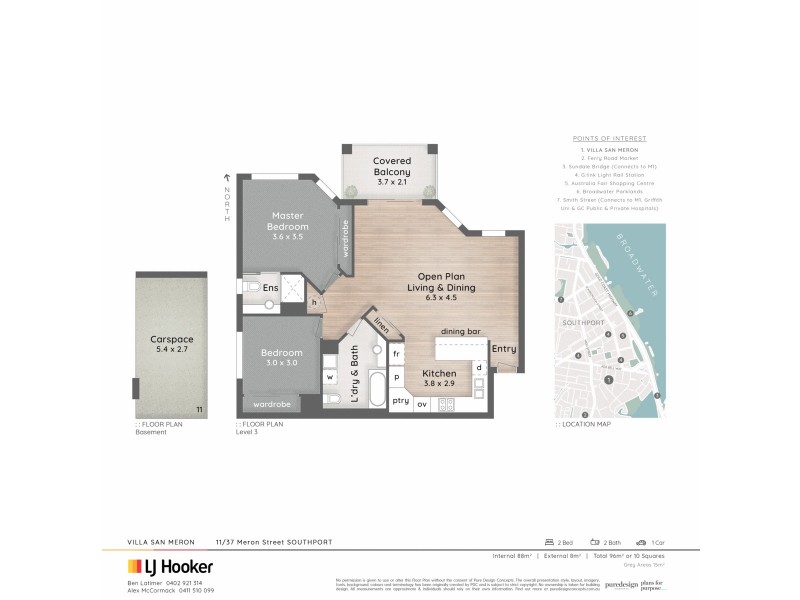 11/37 Meron Street, Southport QLD 4215 Floorplan