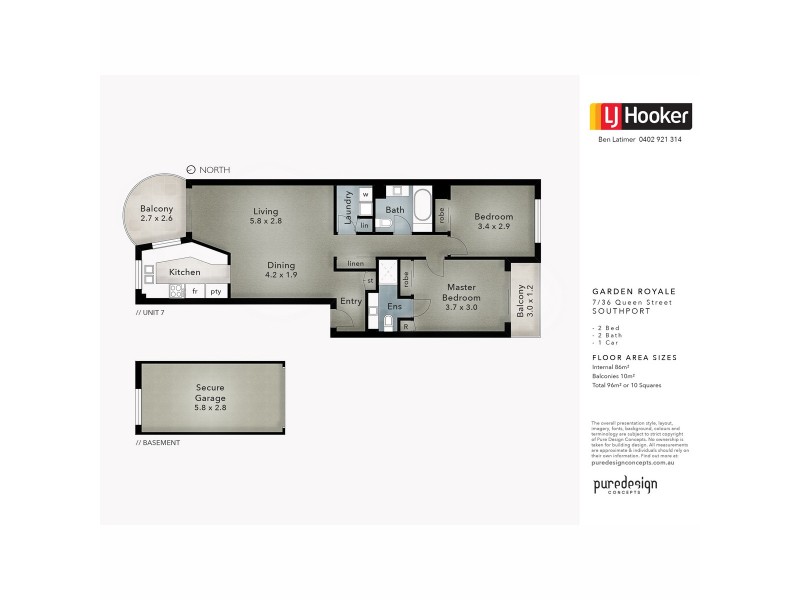 7/36 Queen Street, Southport QLD 4215 Floorplan