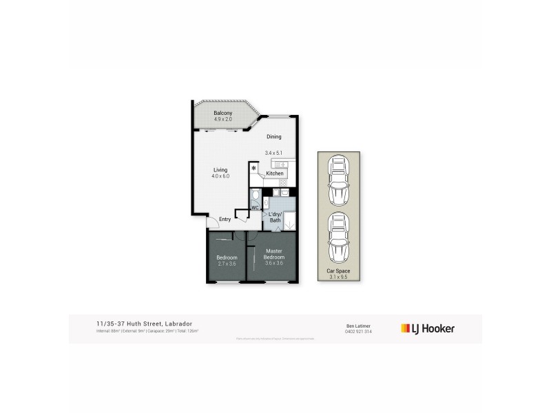 11/35-37 Huth Street, Labrador QLD 4215 Floorplan