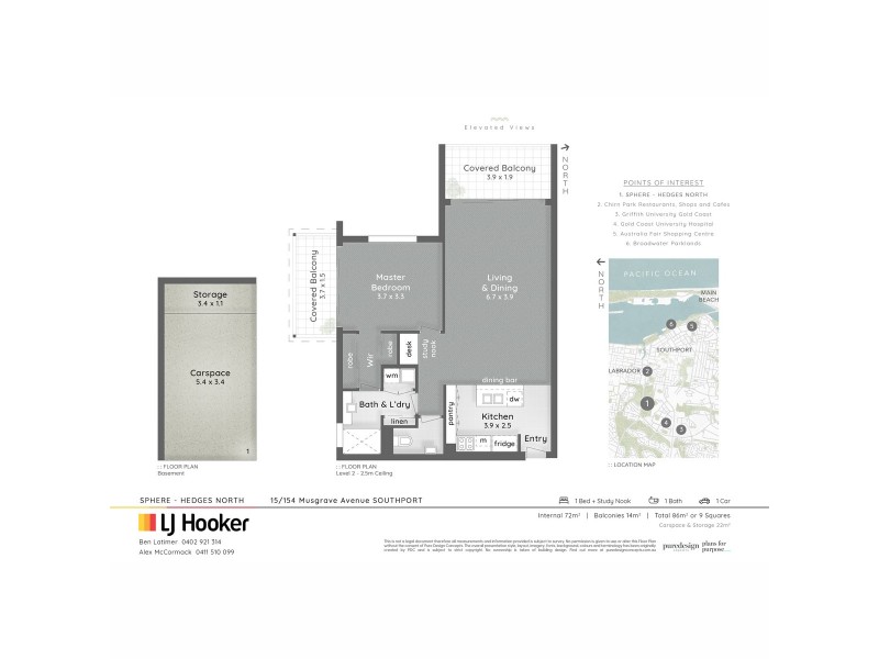 15/154 Musgrave Avenue, Southport QLD 4215 Floorplan