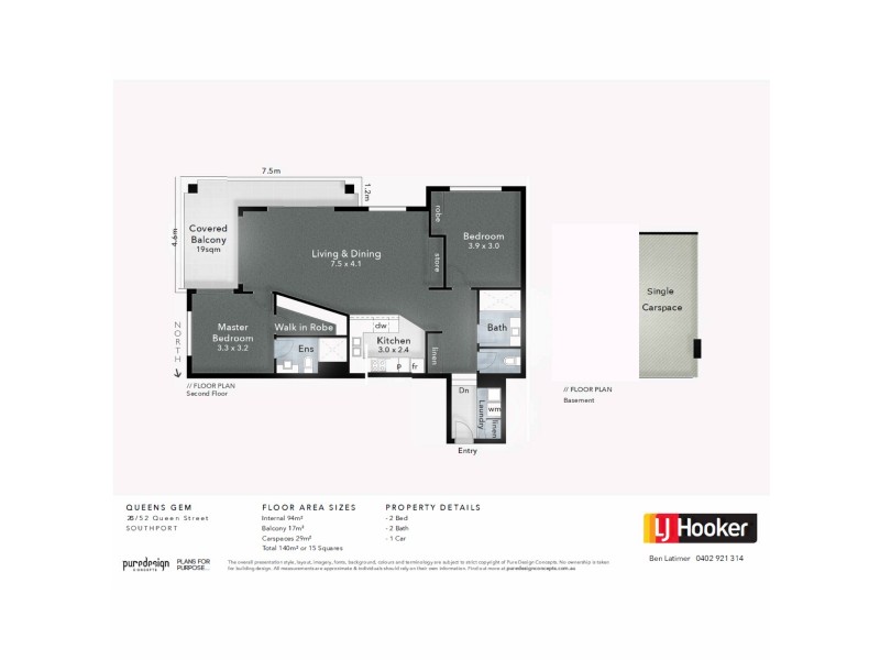 26/52 Queen Street, Southport QLD 4215 Floorplan